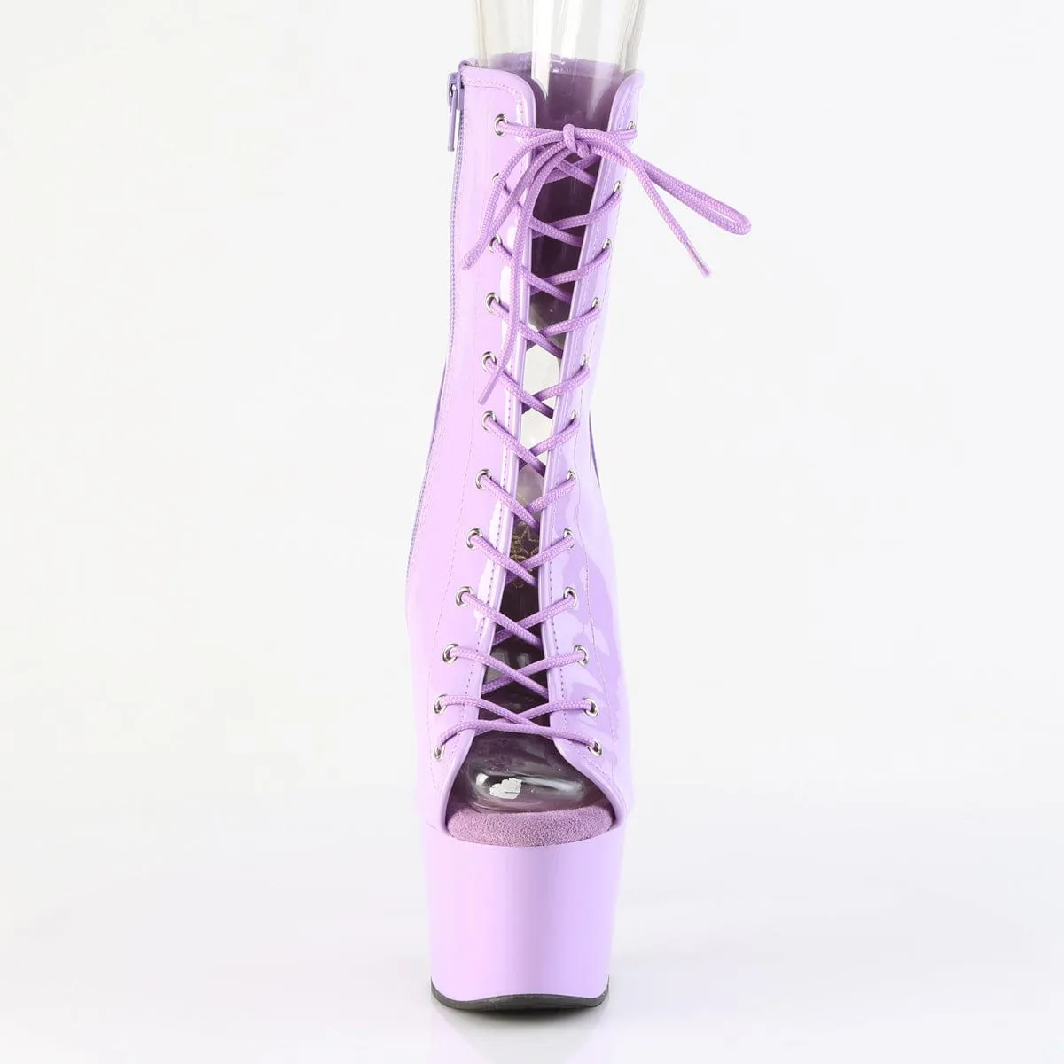 Steel Guard Soft Insole ADORE-1016 Platform Shoes Lavender Patent Lavender