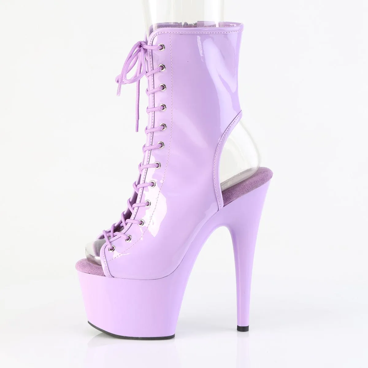 Cool Look Thin Sole ADORE-1016 Platform Shoes Lavender Patent Lavender