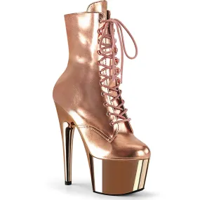 ADORE-1020 Rose Gold Metallic Pu/Rose Gold Chrome Block Walk