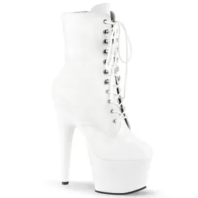 Casual Footwear insulated ADORE-1020 White Faux Leather/White Matte