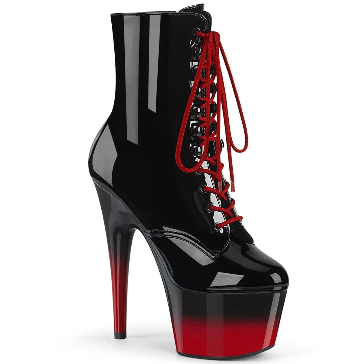 ADORE-1020BR-H Black Patent/Black-Red Chic Cool