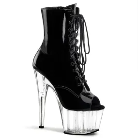 Mesh Upper ADORE-1021 Black Patent/Clear