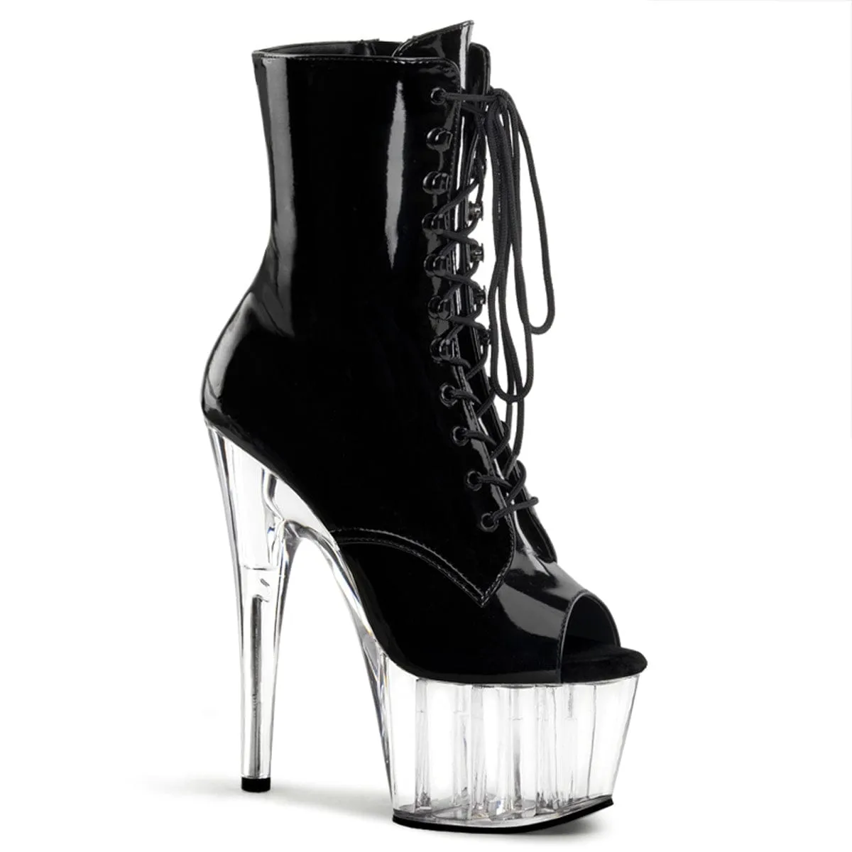 Nightclub MemoryFoam ADORE-1021 Black Patent/Clear