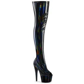 ADORE-3011HWR Black Stretch Hologram/Black Hologram Wide Base