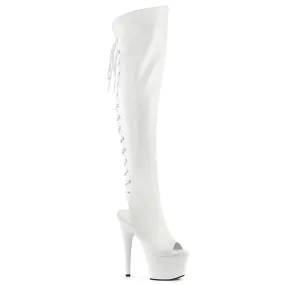 Minimalist Look ADORE-3019 White Faux Leather/White Matte