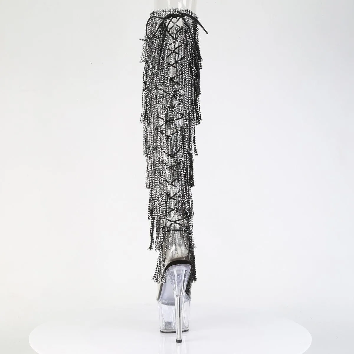 ADORE-3019C-RSF Clear-Black/Clear Canvas Hiking Fit