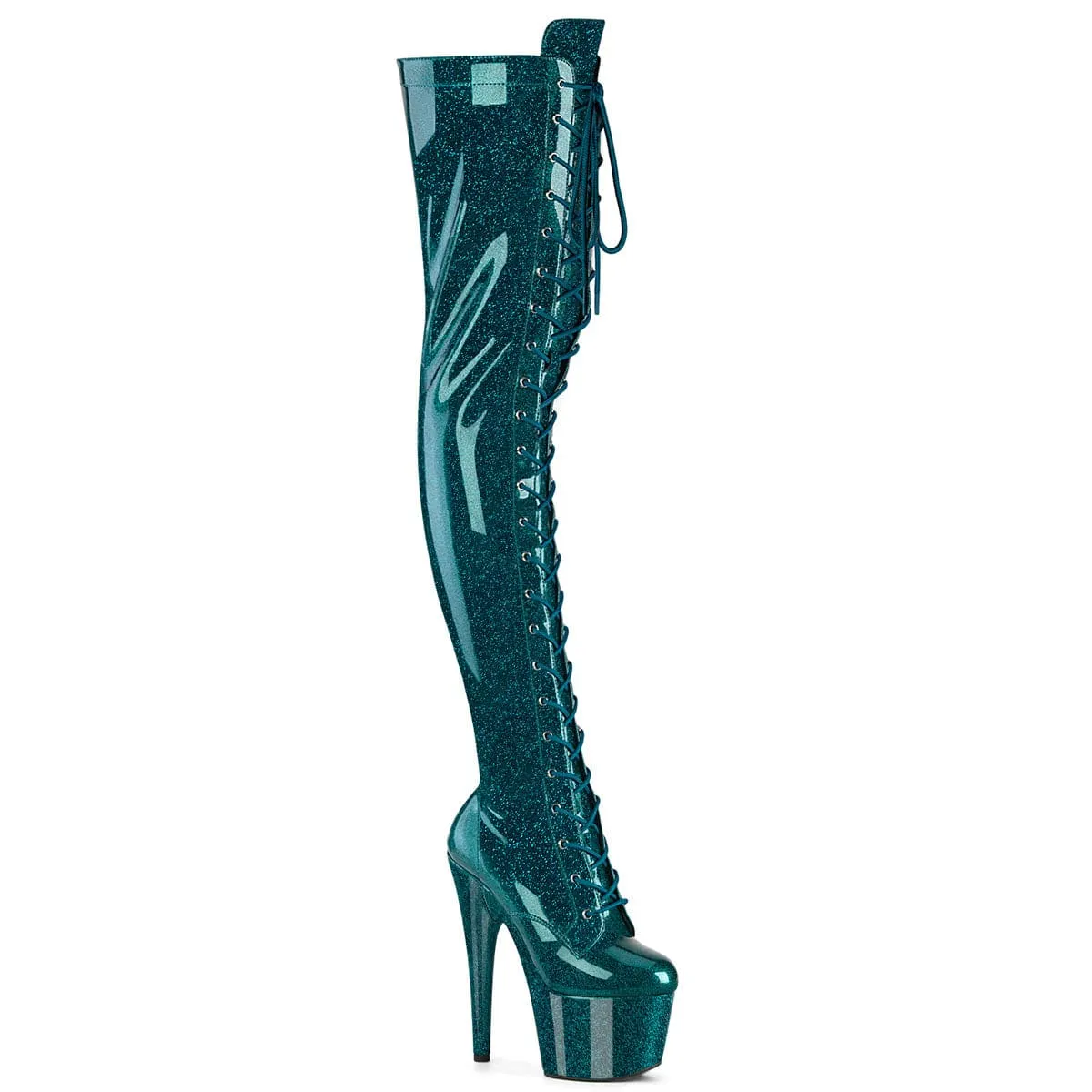 Pond Walk quick dry ADORE-3020GP Teal Glitter Patent/M