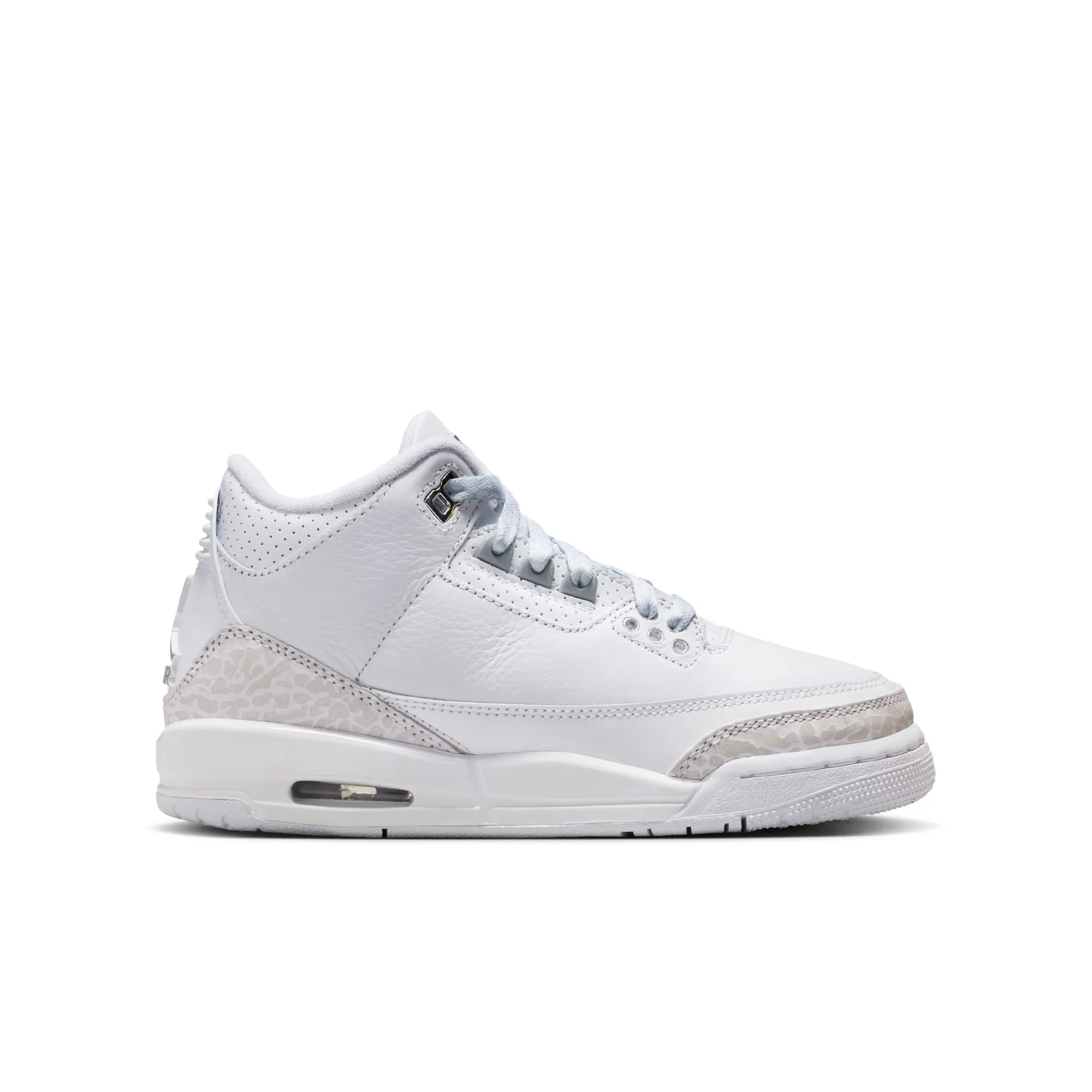 Air Jordan 3 Retro GS White/metallic Silver-white DM0967-111 Storm Guard