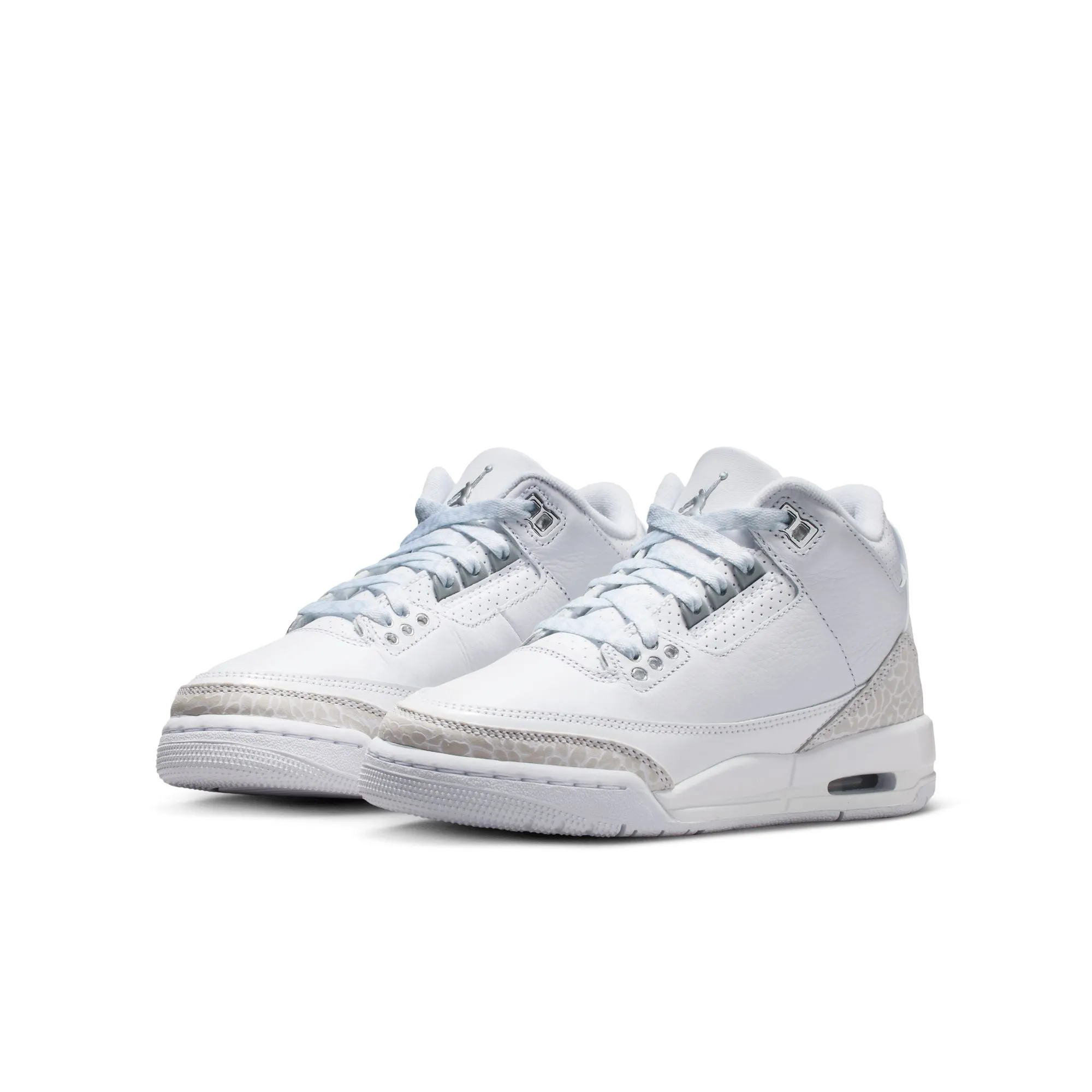 Beauty Walk Air Jordan 3 Retro GS White/metallic Silver-white DM0967-111