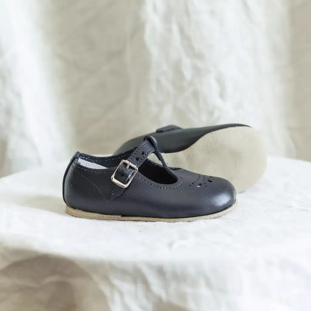 Alison T-Strap - Navy Arch support