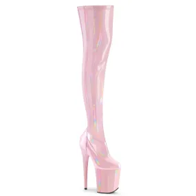 FLAMINGO-3000HWR Baby Pink Stretch Hologram/Baby Pink Hologram Clean Finish