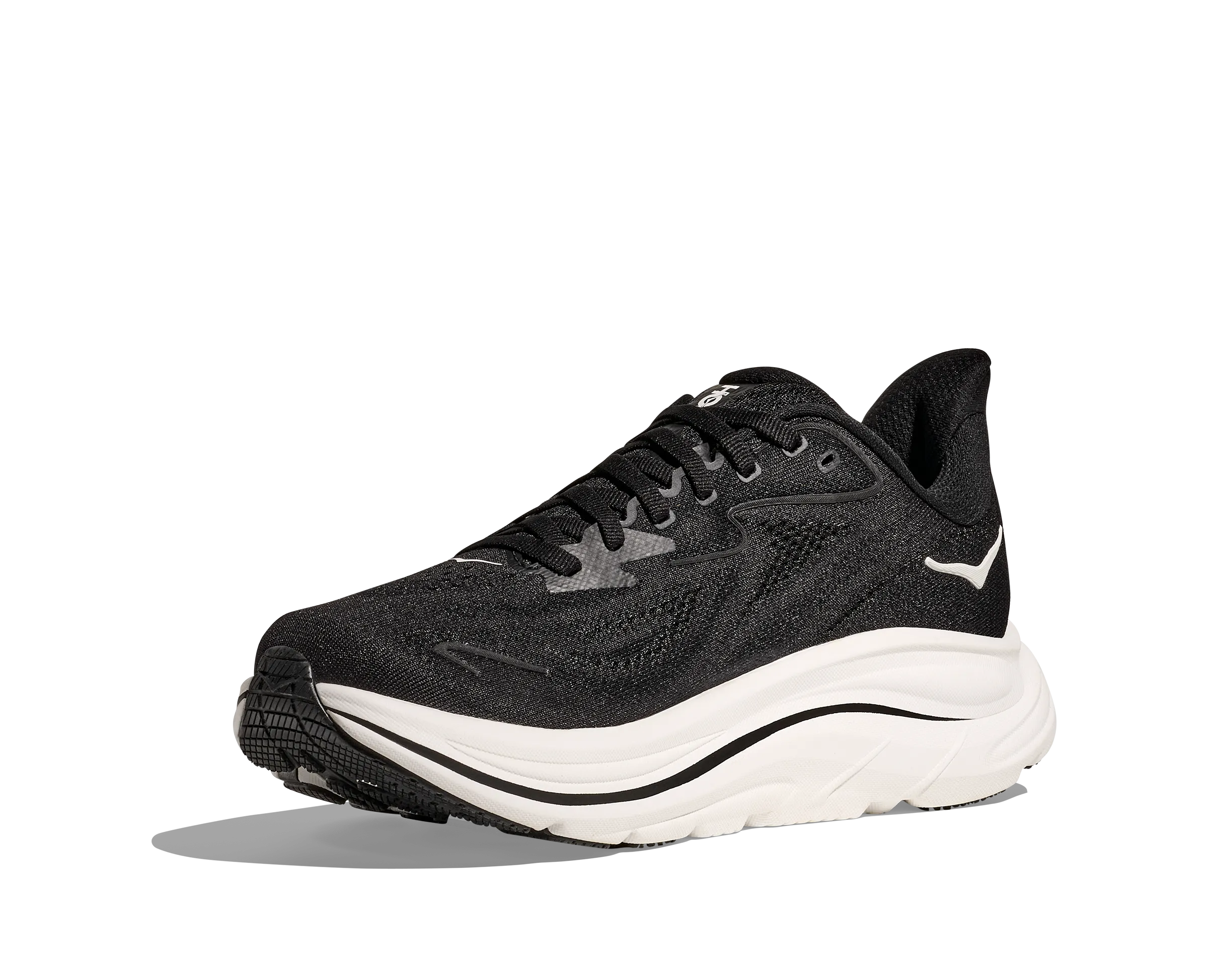 Women's Clifton 10 - Black / White SyntheticFlexibility