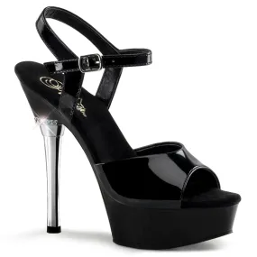 ALLURE-609 Black Patent/Black No Buckle City Ready