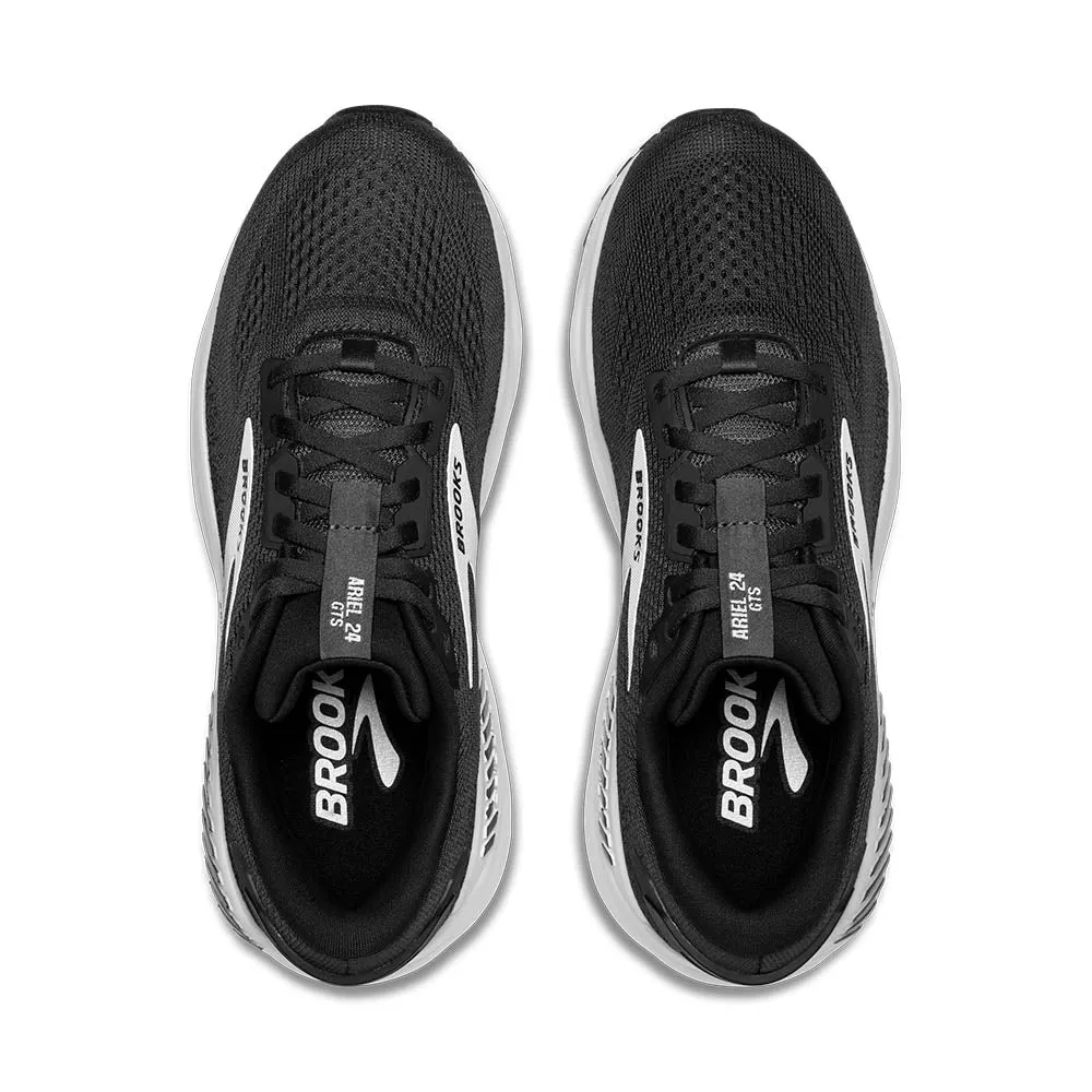 Women's Ariel GTS 24 - Ebony / Black / White running shoes for men in their 60s