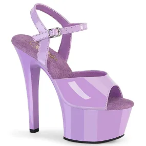 Cushion Lining ASPIRE-609 Platform Shoes Lavender Patent Lavender