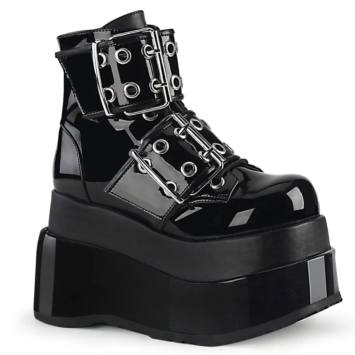 Practical Choice BEAR-104 Black Patent -Vegan Leather