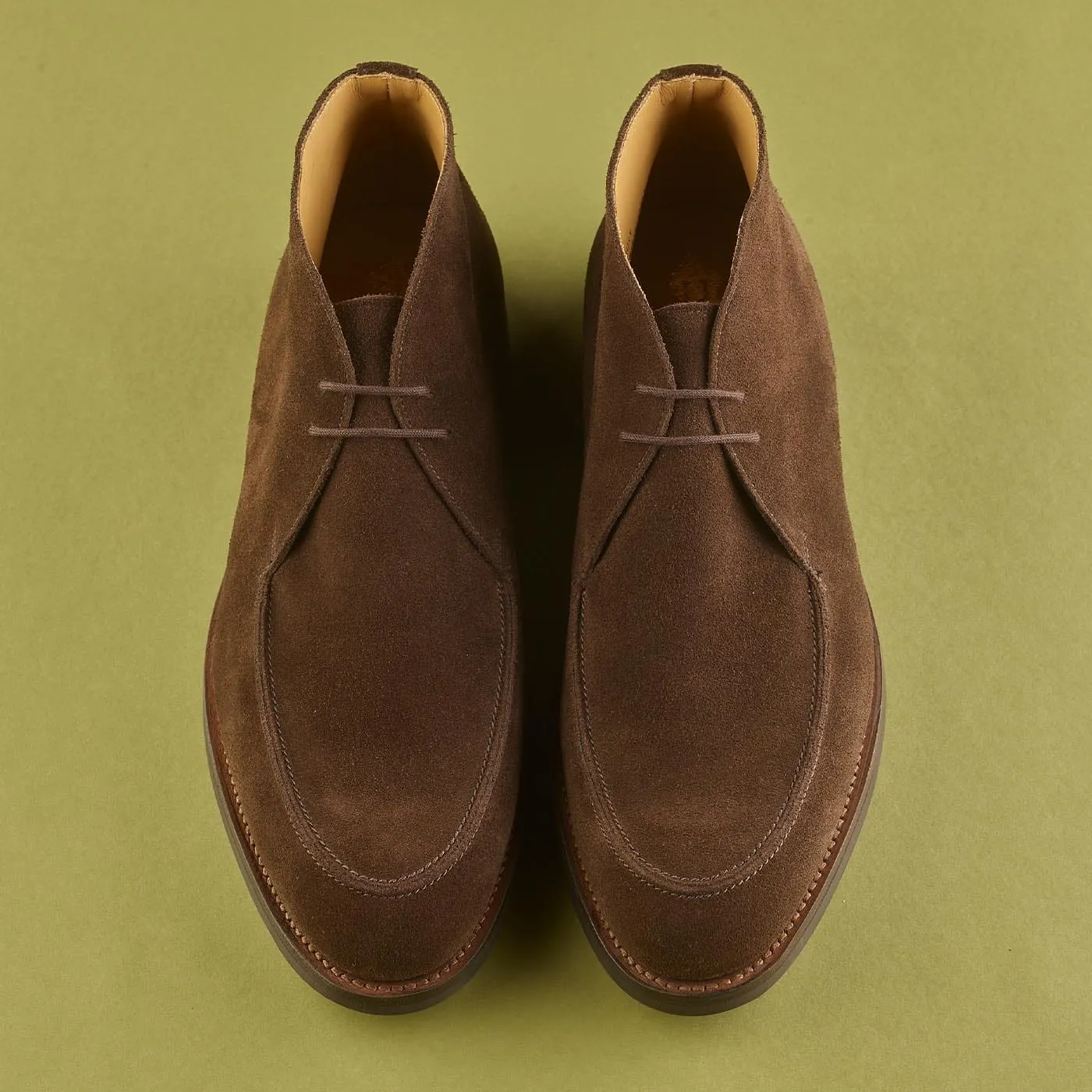 Bibury Dark Brown Suede Modern Minimal NYC Street