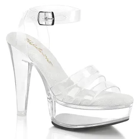 Soft Material Comfortable Heel MARTINI-505 Clear/Clear