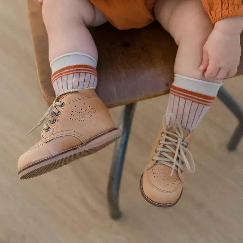 Blair Boot - Tan Flexible Frame Smart Casual Wearer Lightweight