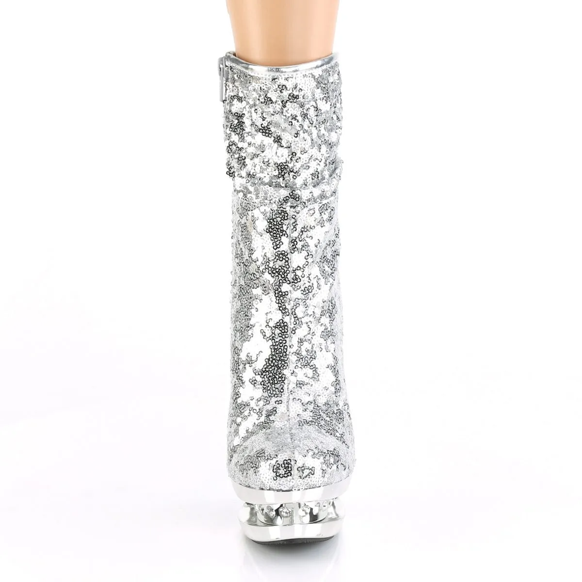 BLONDIE-R-1009 Silver Sequins/Silver Chrome Lightweight Wear