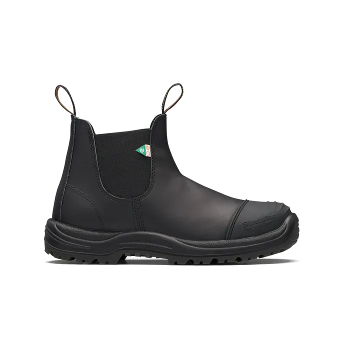 Blundstone 168 - Work & Safety Boot Black with Toe Cap City Step