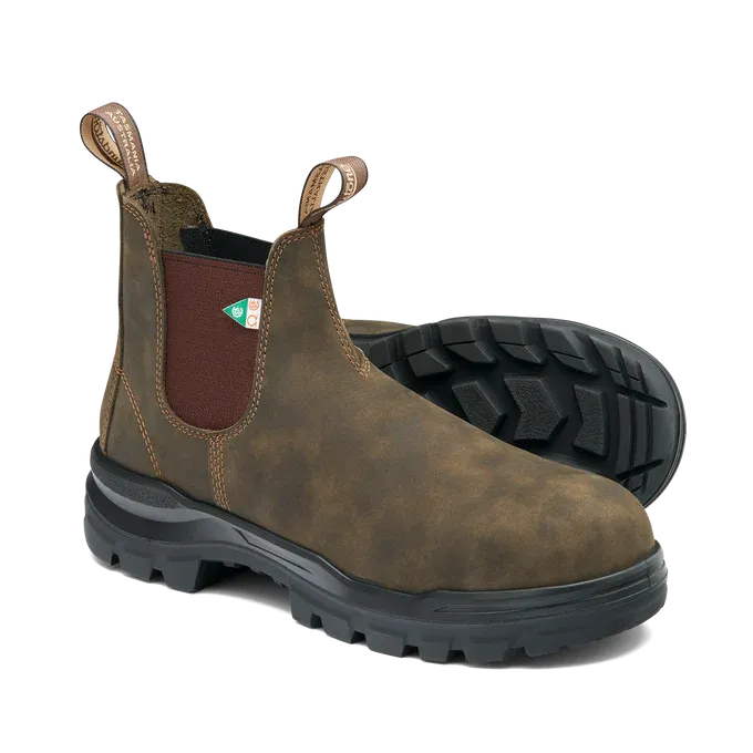Summer Hike Winter Footwear Blundstone 8302 - RotoFlex Work & Safety Boot Rustic Brown
