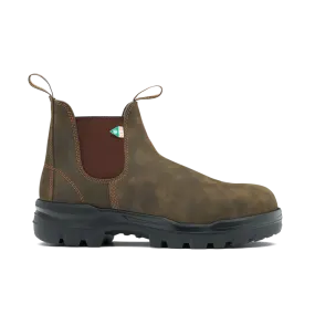Fur Trim Trendy Footwear Blundstone 8302 - RotoFlex Work & Safety Boot Rustic Brown