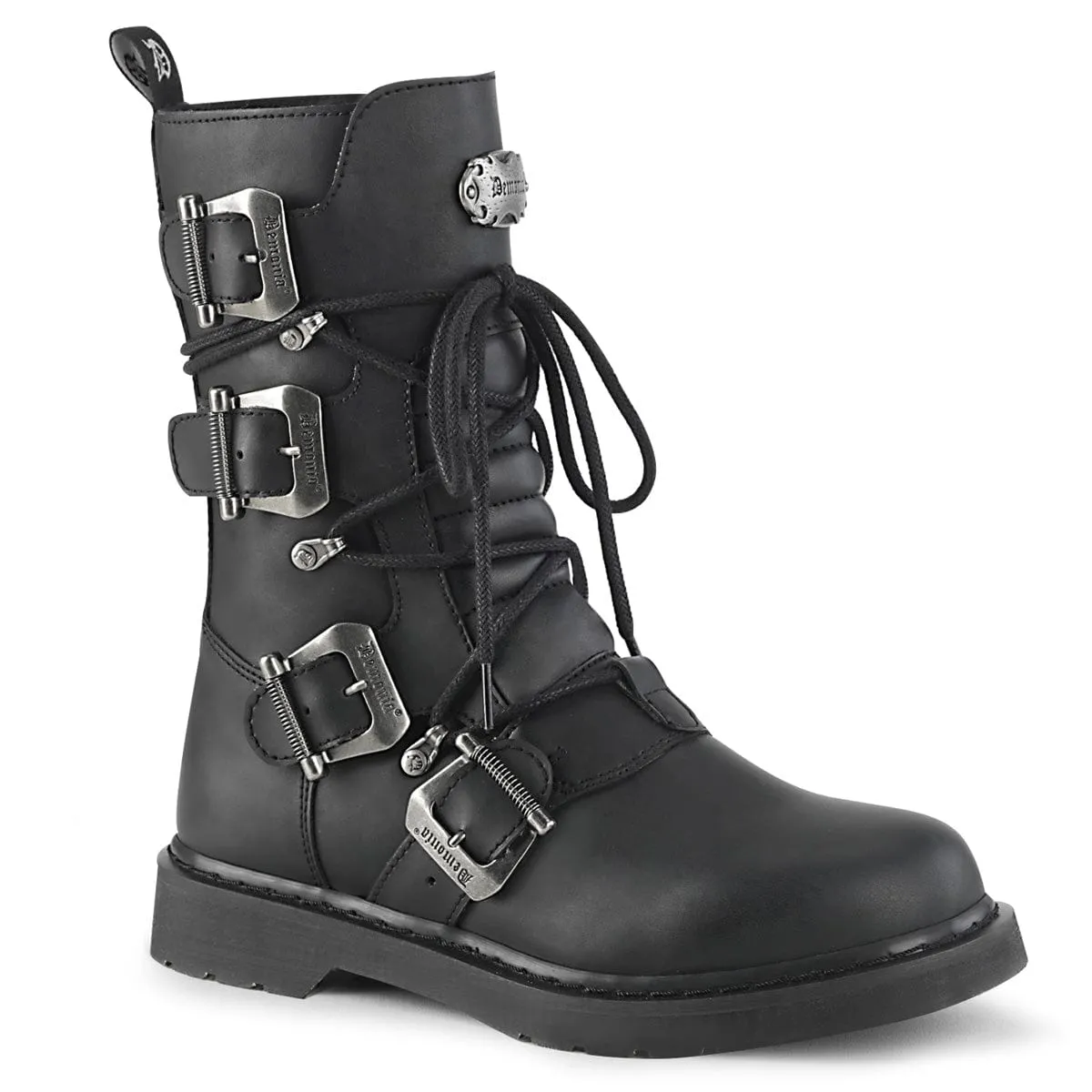 Mix Hue BOLT-265 Black Vegan Leather