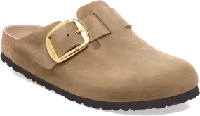 Boston Big Buckle Oiled Narrow Gentle Comfort Slides Simple Lifestyle Slides