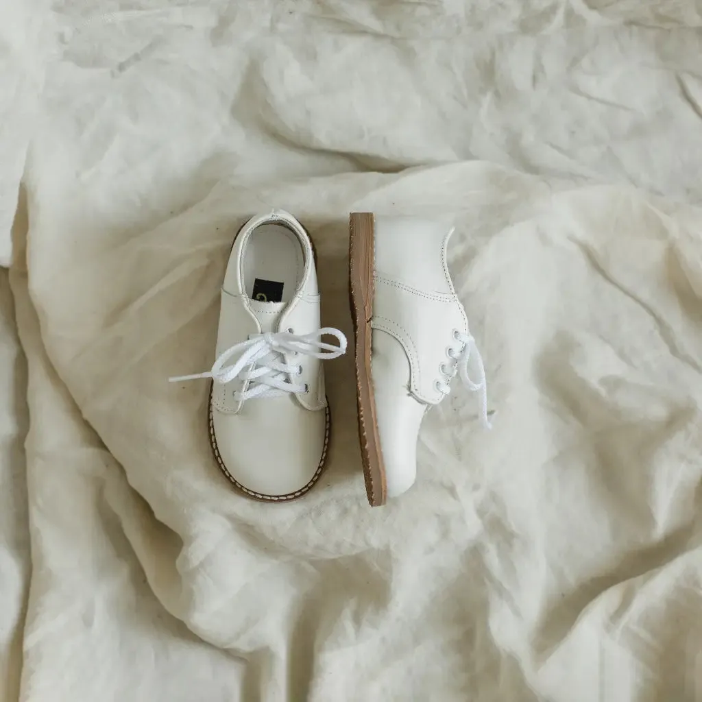 Albert Saddle - White/White Fairy Step Rapid Motion