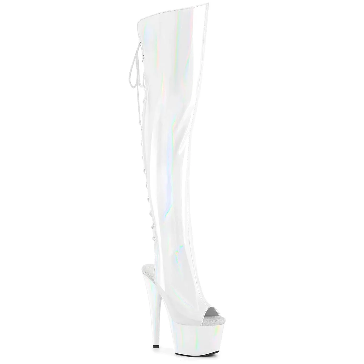 Clean Cut Waterproof Function ADORE-3019HWR White Stretch Hologram/White Hologram