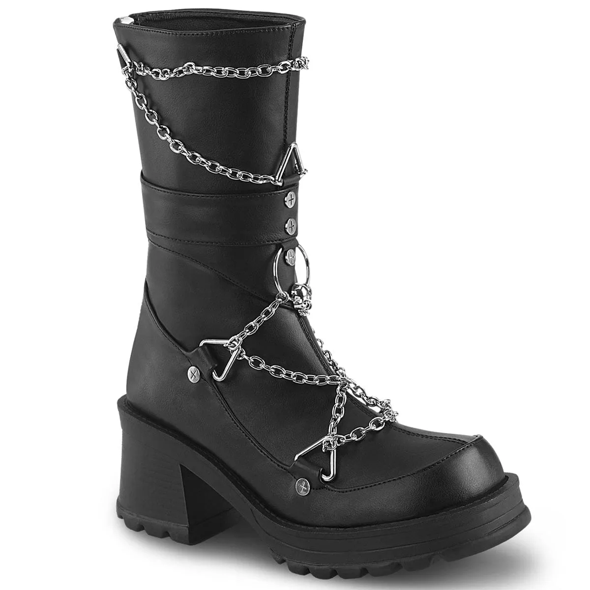 Off Duty Shock Absorber BRATTY-120 Black Vegan Leather