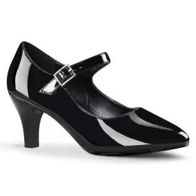 DIVINE-440 Black Patent Synthetic Wedding Party Shoes