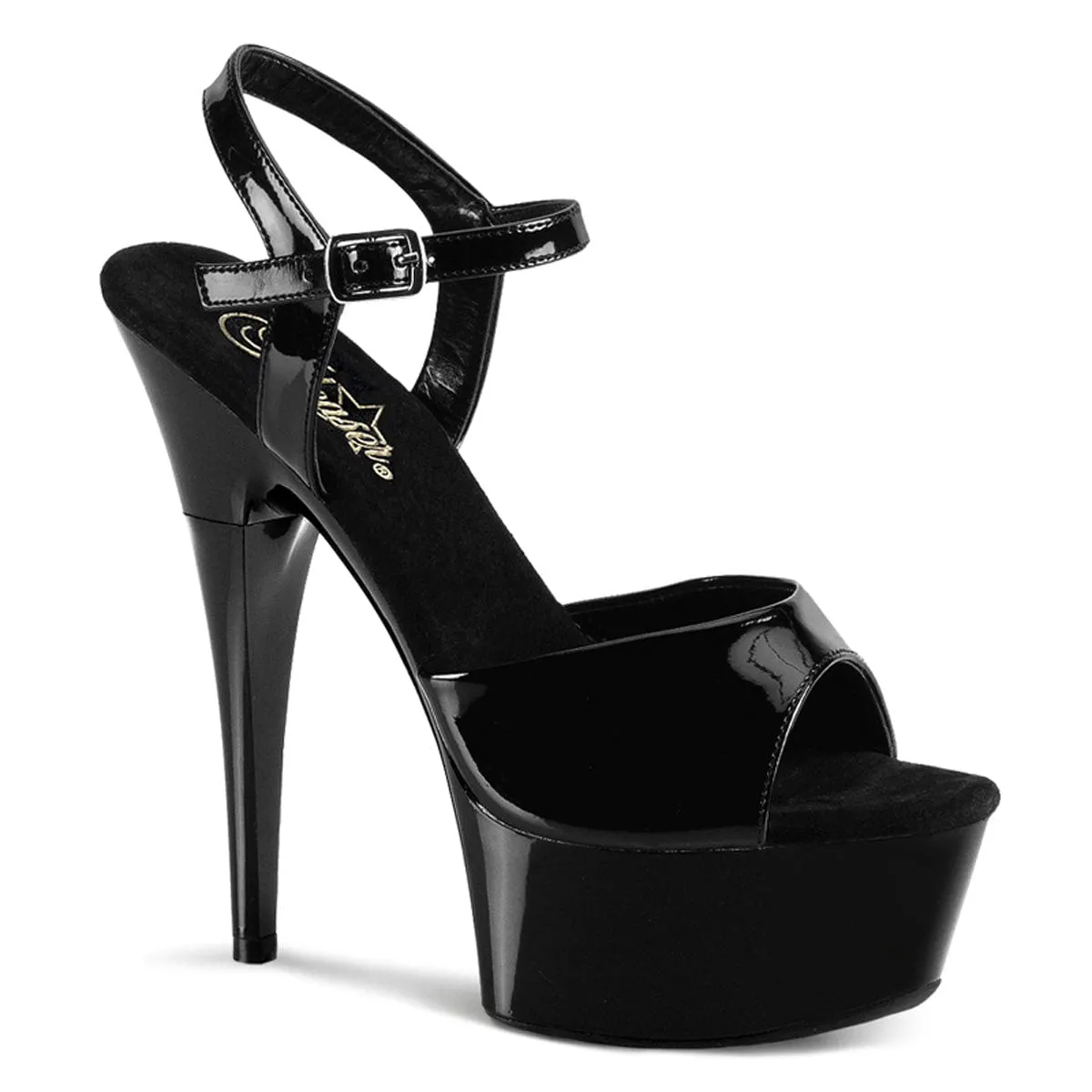 No-Fuss Wear CAPTIVA-609 Black Patent/Black