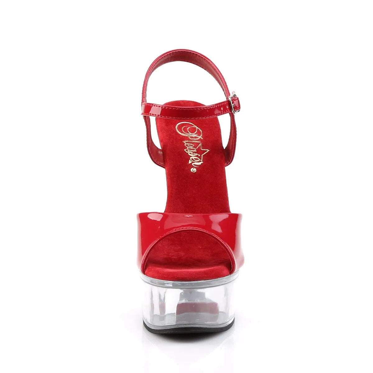 Loose Fit CAPTIVA-609 Red Patent/Clear
