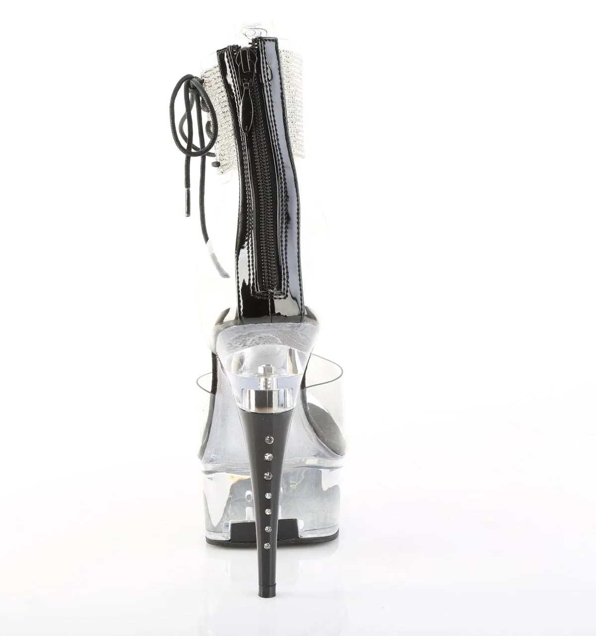 CAPTIVA-624RS Platform Shoes Clear/Black Sunset Hour Slip Ease