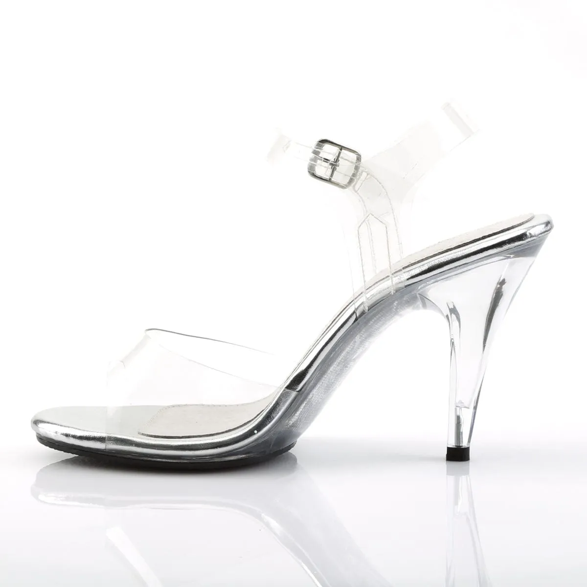 CARESS-408 Clear/Clear Beach Sandals Sporty Sandals for Summer