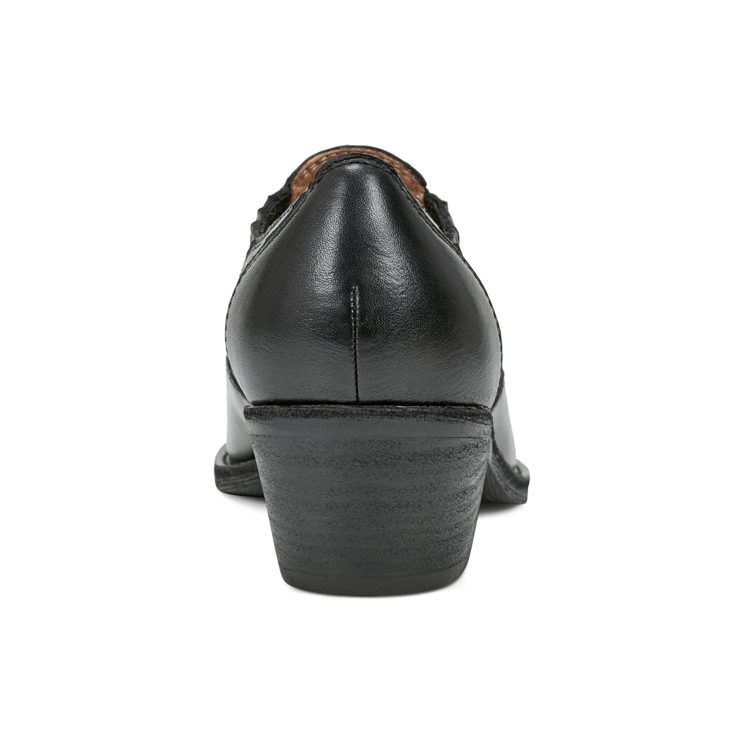 Jalin Block Heel Slip-on Casual Booties Music Fan Protective Finish All Day Wear