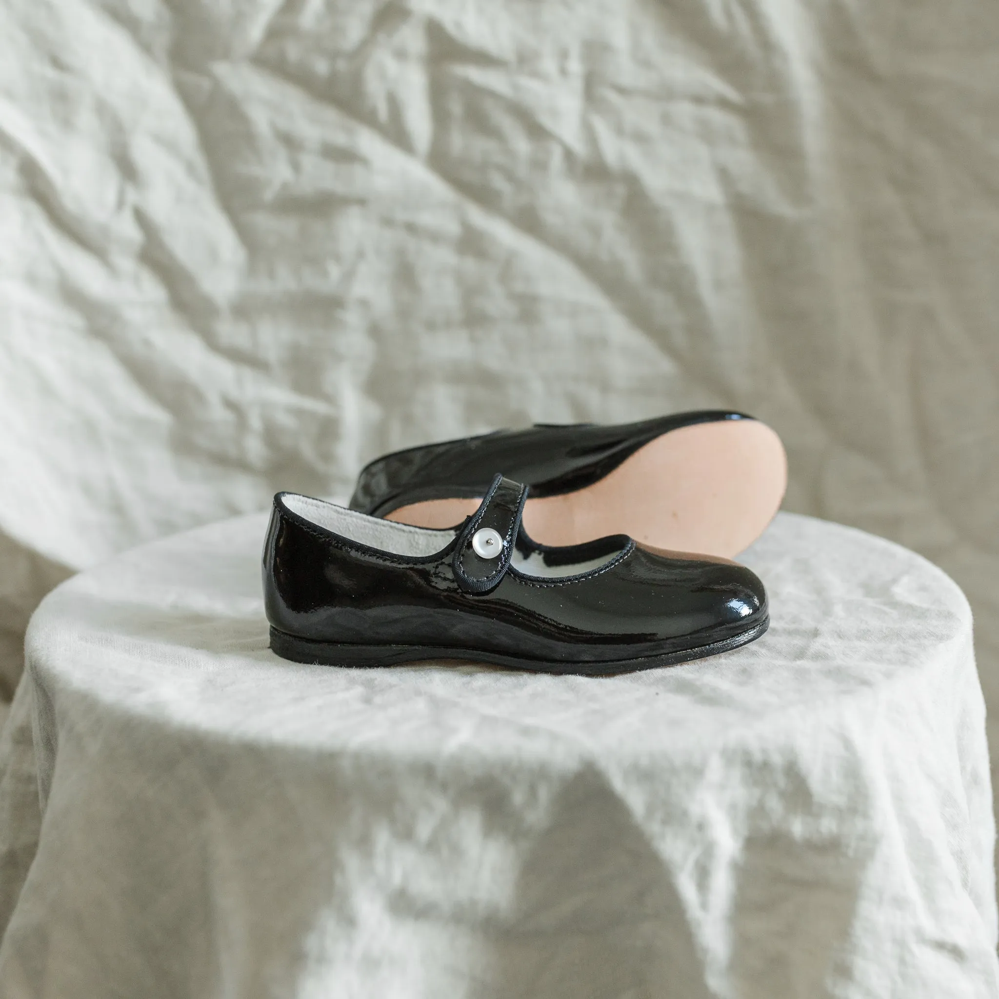 Charlotte Mary Jane - Black Patent Balance Core