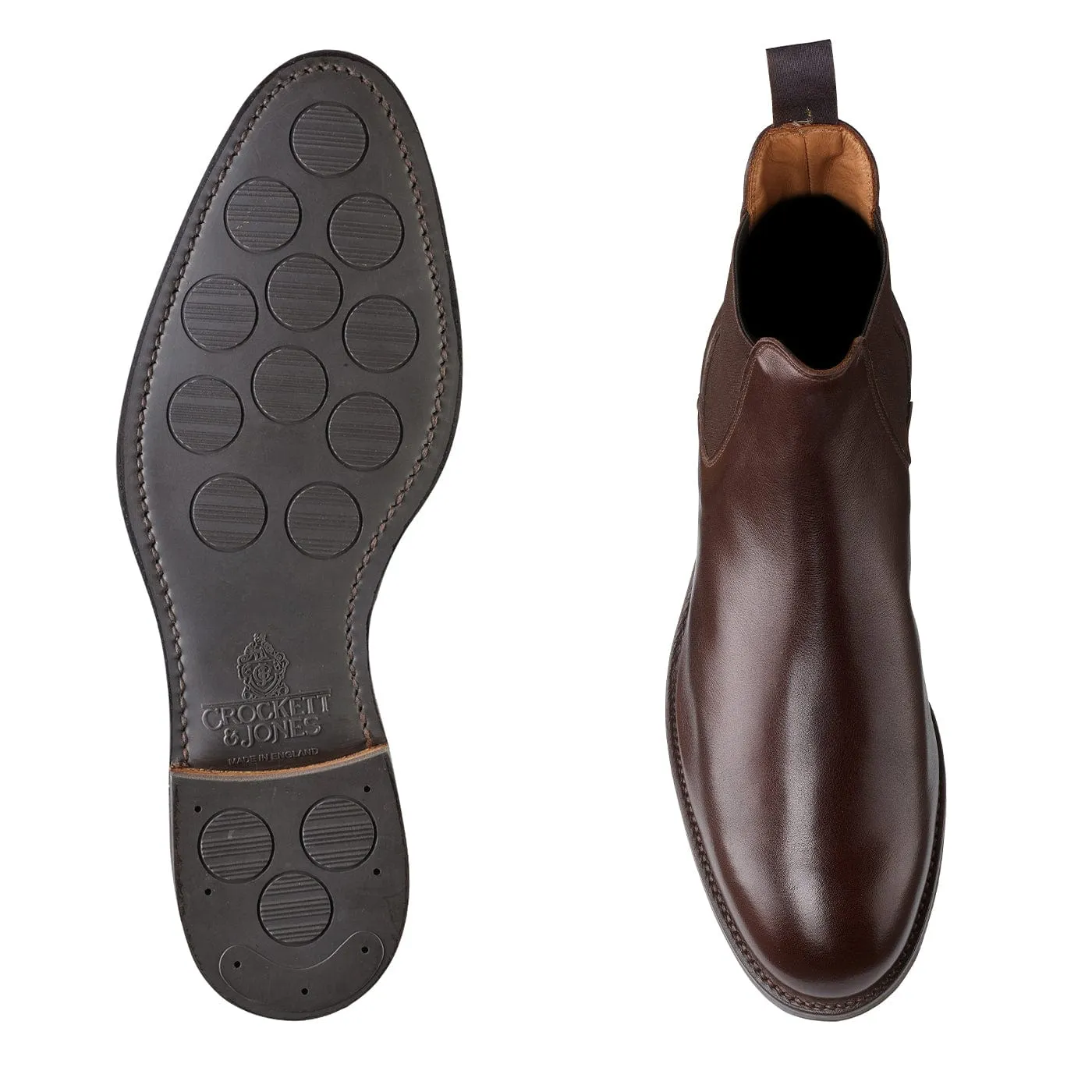 Urban Edge Chelsea 5 Dark Brown Milled Calf