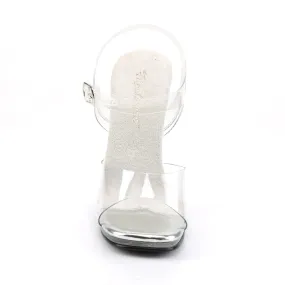 CHIC-08 Clear/Clear Quick Grip Comfortable beach sandals