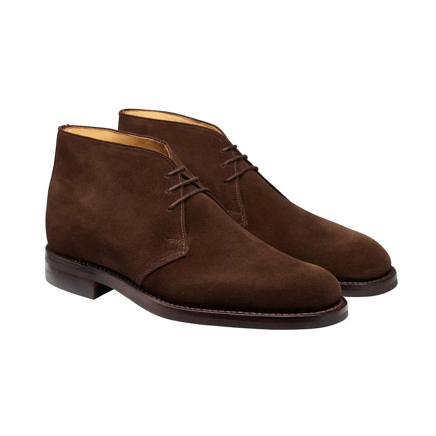 Classic Fit Soft Power Chiltern Dark Brown Suede