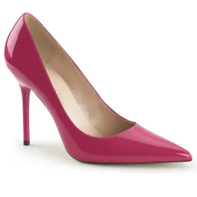 CLASSIQUE-20 Hot Pink Patent Chic Footwear