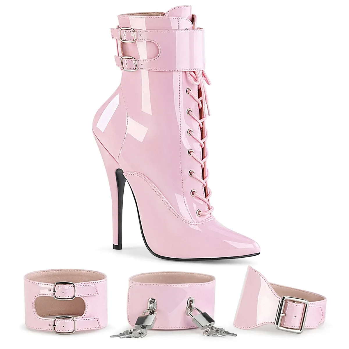 Versatile Outfit Concert Look DOMINA-1023 Baby Pink Patent