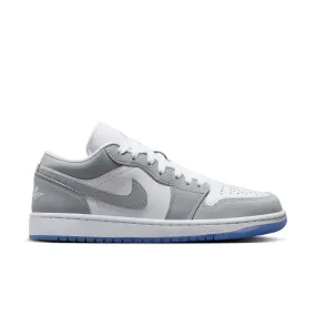 Air Jordan 1 Low Women White/wolf Grey-aluminum DC0774-105 evening run