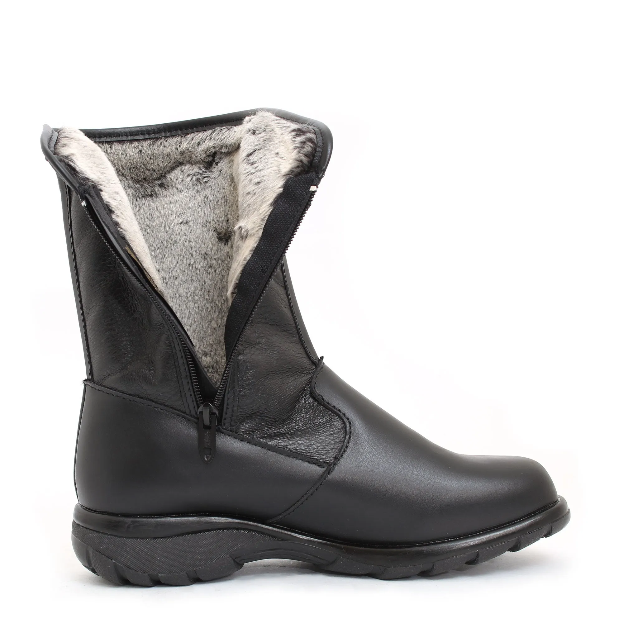 Women's Shield Boot Black Mud Resistant Urban Commute