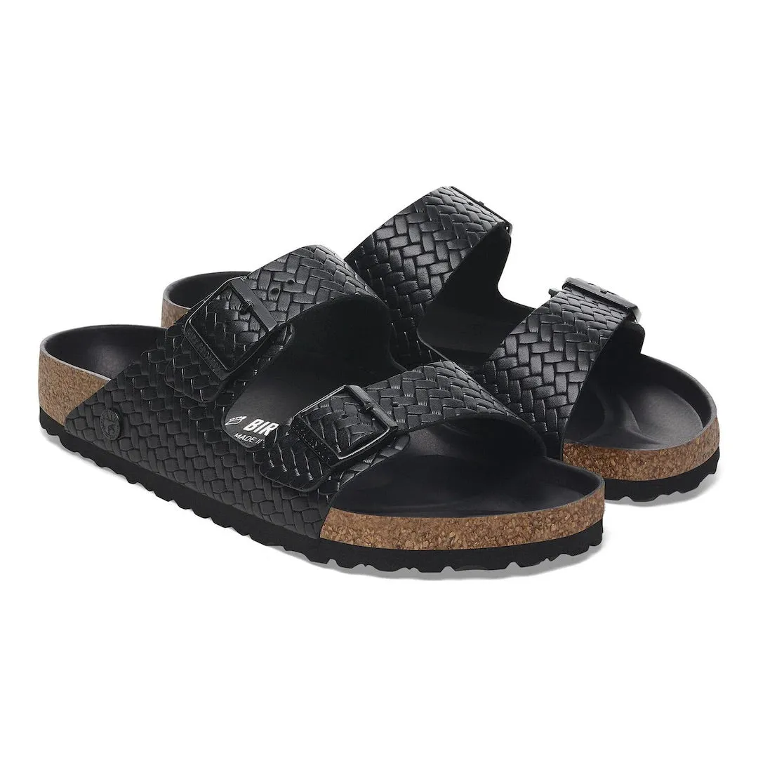 Sandal Refills Supportive Walk Arizona - Woven Embossed Black