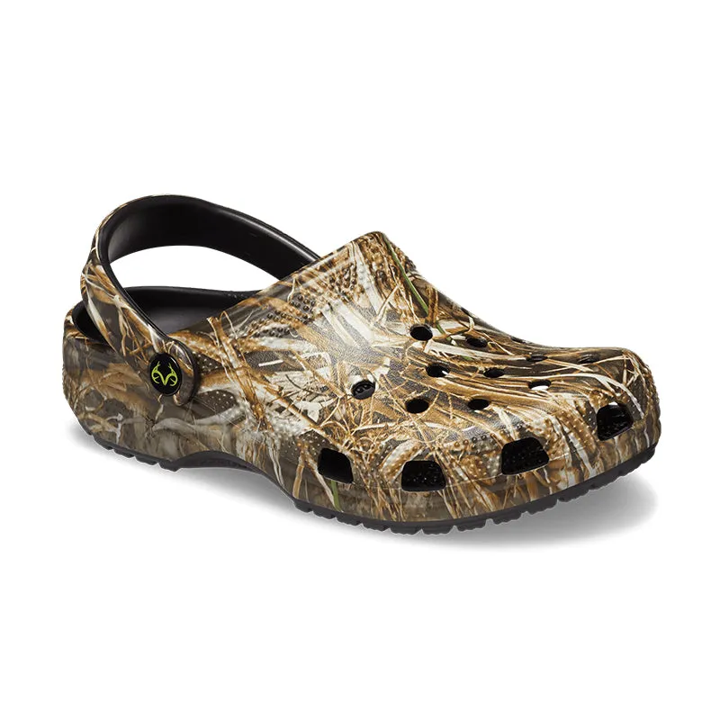 Men's Classic Clog Realtree Max7 Waterproof Outdoor Travel Cushioned Base Busy Professionals