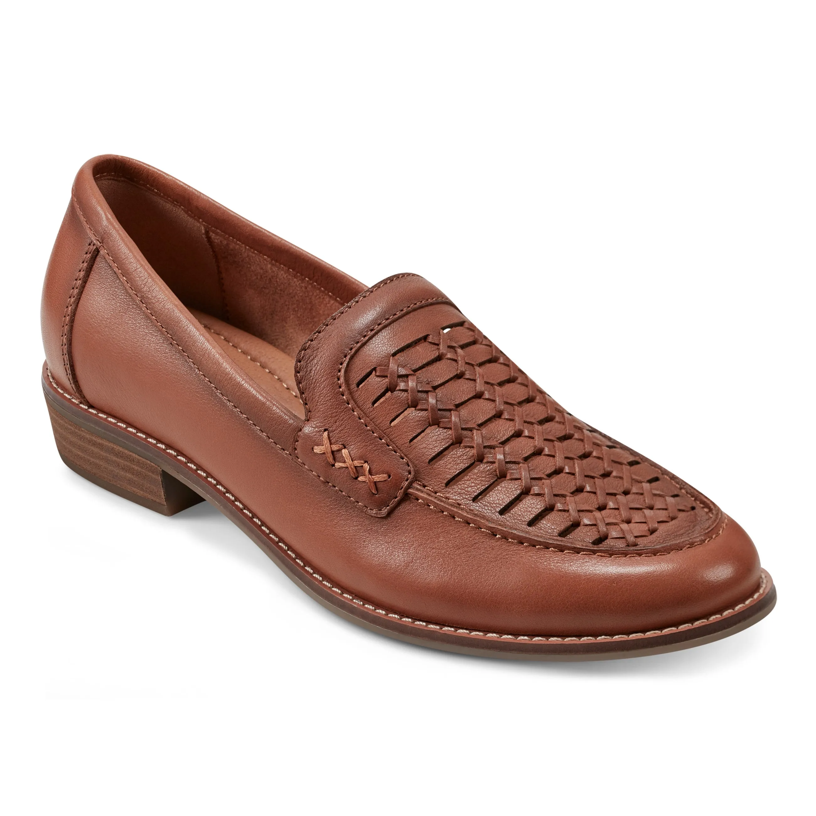 Relaxed Vibe Street Walk Elona Casual Slip-on Round Toe Loafers