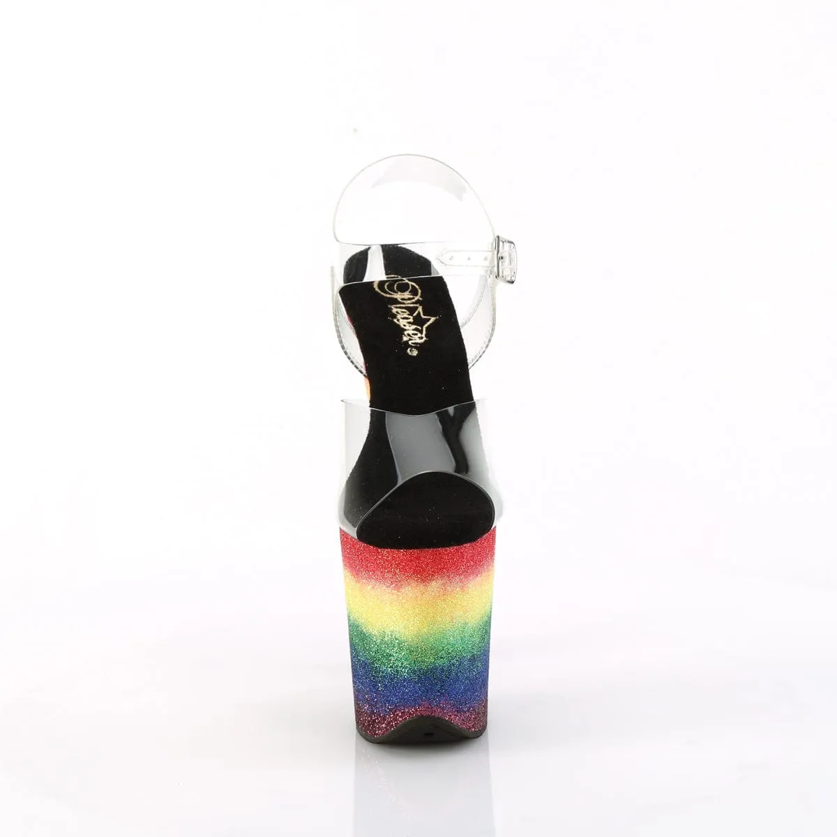 Casual Outdoor Shoes Lite Mode FLAMINGO-808RG-04 Clear/Rainbow Glitter